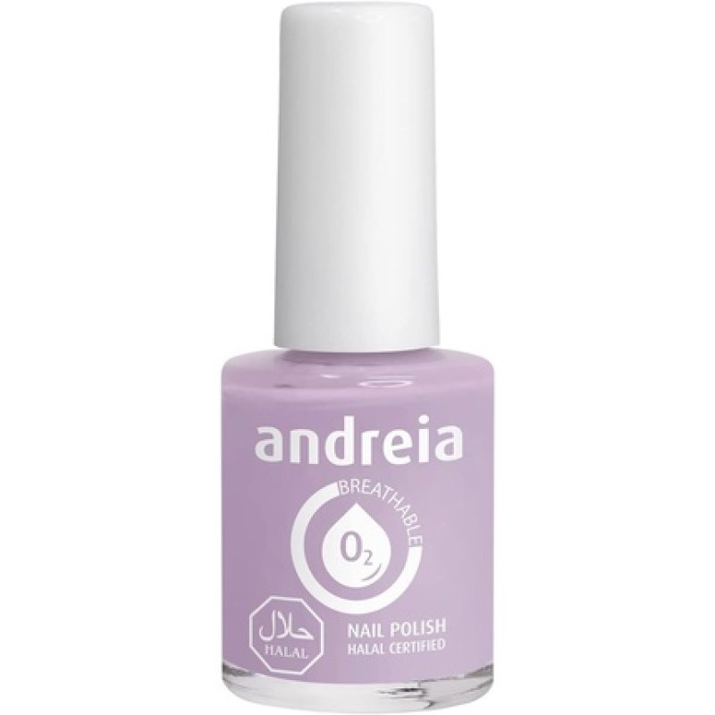 Andreia Halal Breathable Nail Polish Glossy Vegan and Cruelty-Free 10.5ml B1 Purple