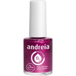 Andreia Halal Breathable Nail Polish Glossy Water Permeable Vegan and Cruelty-Free 10.5ml - Color B11 Pink - Shades of
