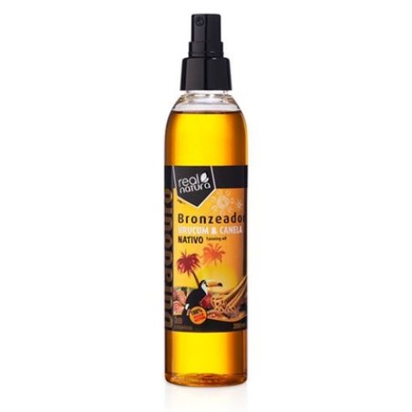 Real Natura Urucum And Cinnamon Tanning Oil 200ml
