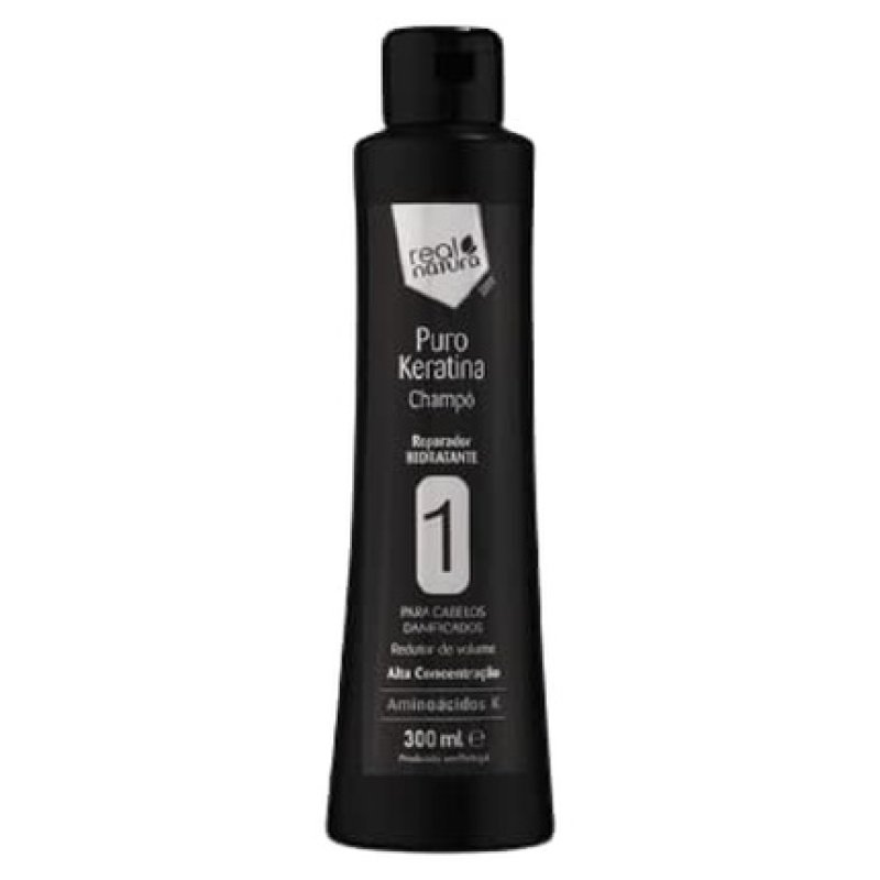 Real Natura Moisturizing Repair Shampoo with Pure Keratin 300ml
