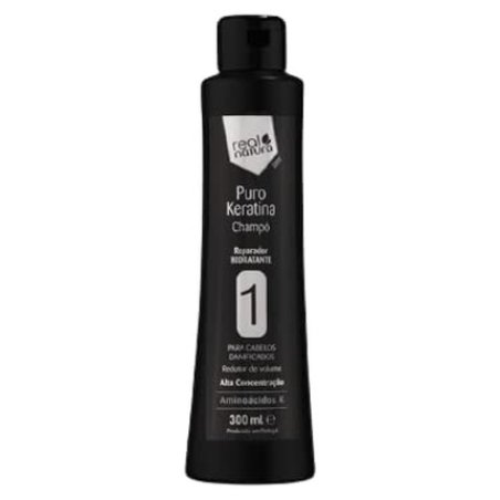 Real Natura Moisturizing Repair Shampoo with Pure Keratin 300ml