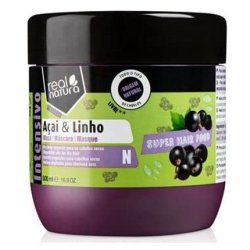 Stapelmaske Super Hair Food Acai and Linen 500ml