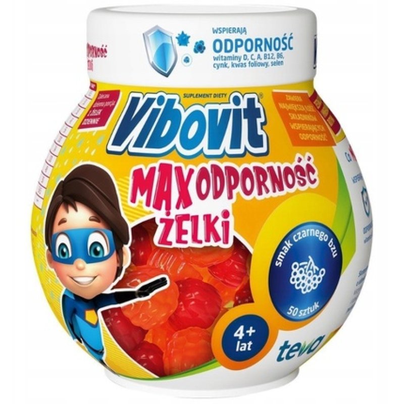 Vibovit Max Immunity 50 Gummies - Supports Immune Health