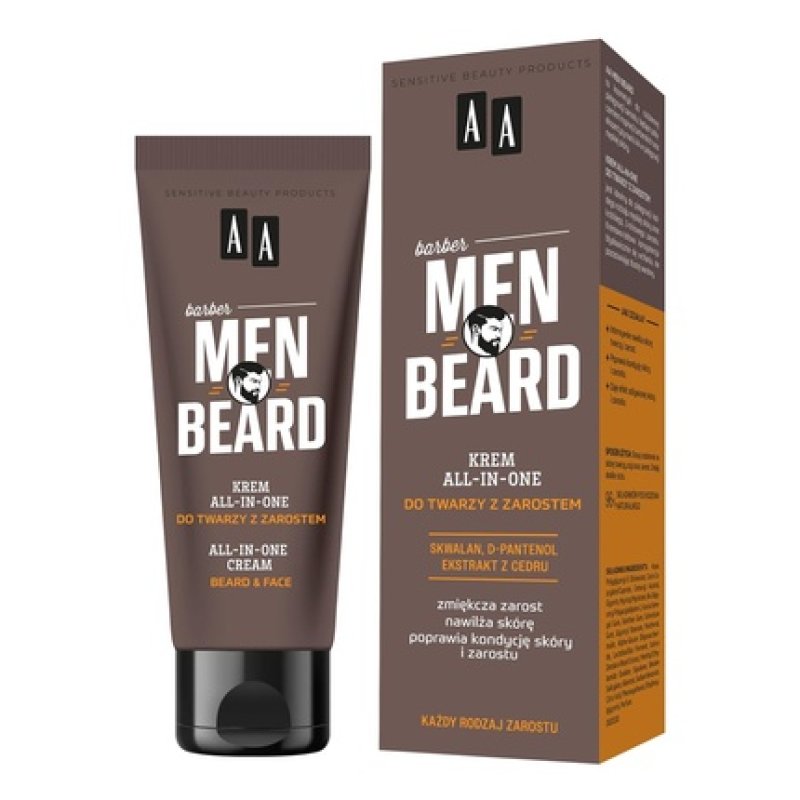 AA Men Beard All-in-One Face Cream with Barton 50ml