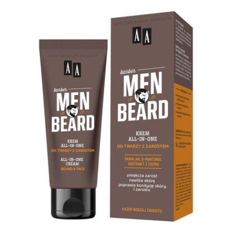 AA Men Beard All-in-One Face Cream with Barton 50ml