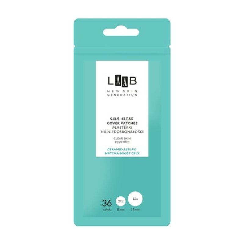 Aa_Laab Clear Skin Solution Sos Clear Cover Patches - 36 Pieces
