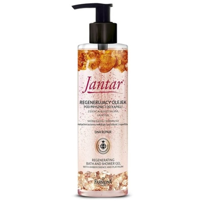 Jantar Bath and Shower Oil with Platinum 400ml