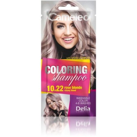 Cameleo Rose Blonde Toning Shampoo Color Refreshment Without Ammonia or Oxidizing Agents 40ml 10.22