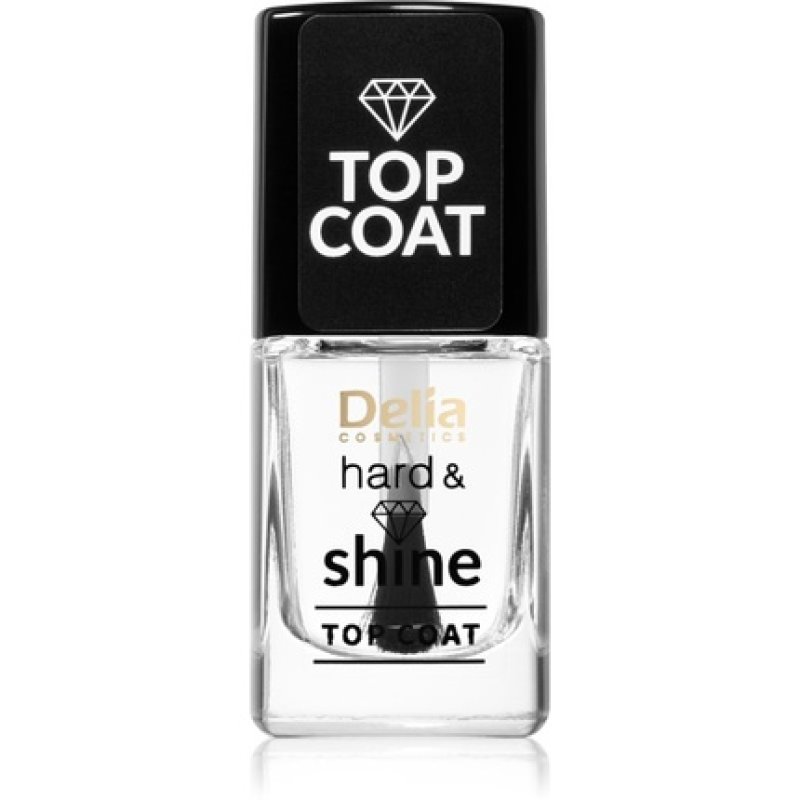 Delia Cosmetics Hard & Shine top coat - Long-lasting effect, 11 ml