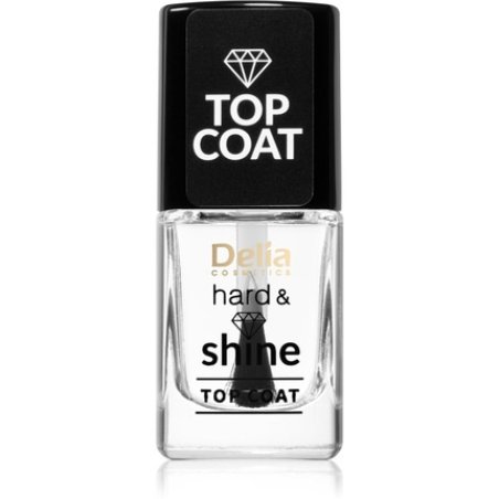 Delia Cosmetics Hard & Shine top coat - Long-lasting effect, 11 ml