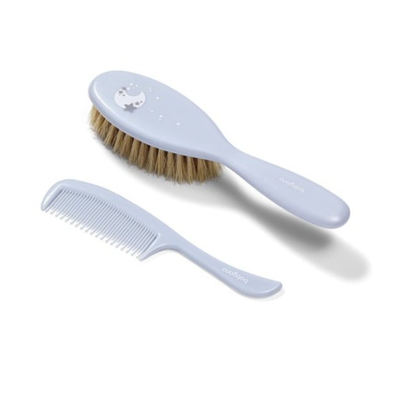 BabyOno Brush and Comb Set for Children and Infants with Natural Soft Bristles