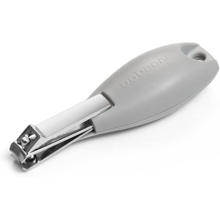 Babyono Nail Clippers for Babies and Children with Ergonomic Handle Stainless Steel Grey