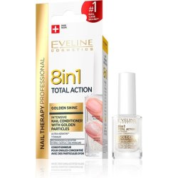 Eveline Cosmetics 8in1 Total Action Concentrated Nail Serum with Golden Particles 12ml