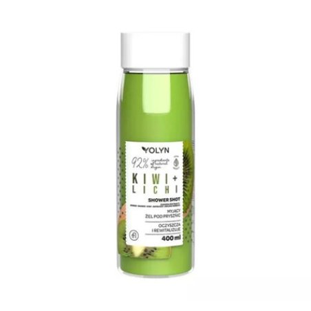 Yolyn Shower Shot Vegan Shower Gel Kiwi Lichi 400ml