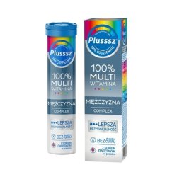 Plusssz Advanced Men's Immunity Energy Effervescent Tablets - 20 Count