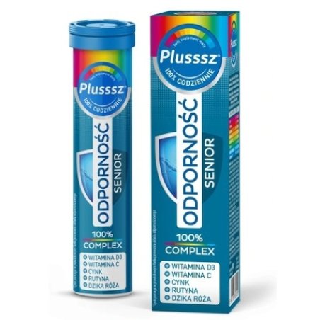 Plusssz Senior Vitality Defense Effervescent Tablets With Advanced Technology