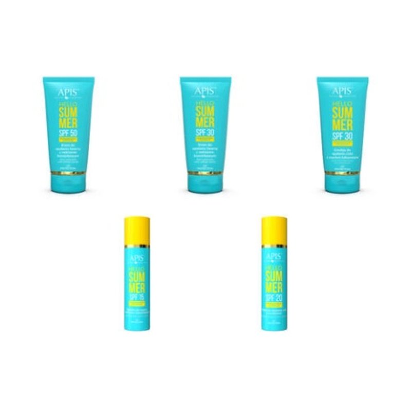 Apis Hello Summer Waterproof Body Lotion, Body Oil, and Face Mist