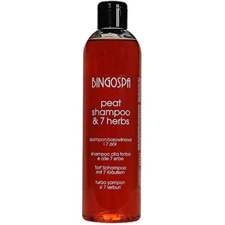 BINGOSPA Peat Shampoo with Seven Herbs for Oily Hair 300ml
