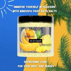 Bath Salt Melon & Pineapple 900g BINGOSPA