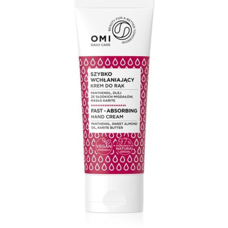 Omi Fast-Absorbing Vegan Hand Cream 75 Ml
