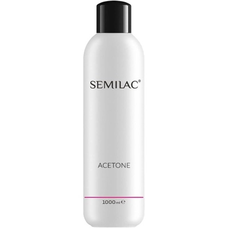 Semilac 100% Pure Acetone Salon Strength Nail Polish Remover 1000ml