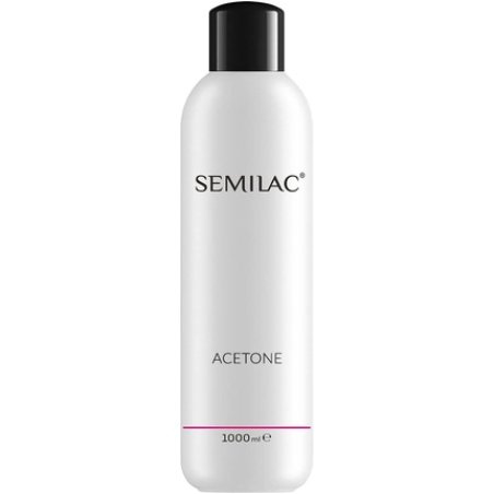 Semilac 100% Pure Acetone Salon Strength Nail Polish Remover 1000ml