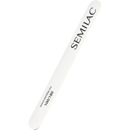 Semilac Quality White Wooden Nail File 100/180