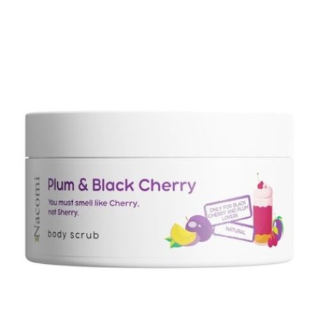 Plum and Black Cherry Body Scrub 100ml Nacomi