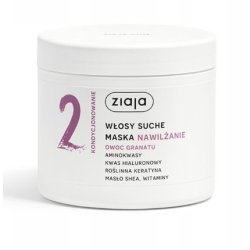 Ziaja Moisturizing Pomegranate Mask For Dry Hair - 350 Ml