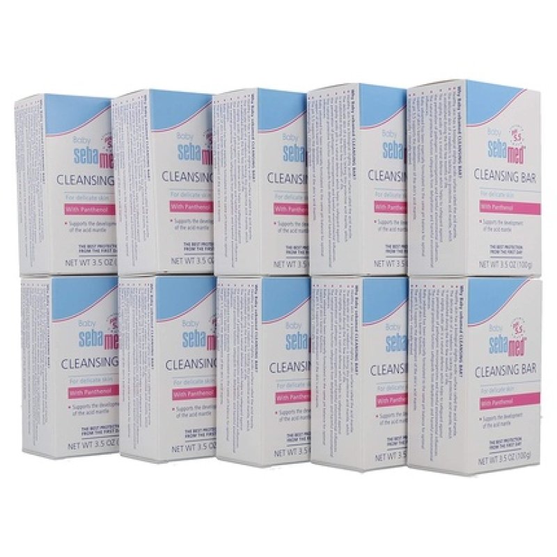 Sebamed Baby Ultra Mild Cleansing Bar with Vitamins and Amino Acids 3.5 Ounces (100g)