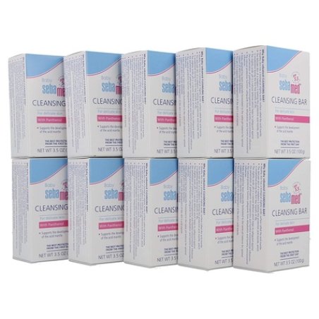 Sebamed Baby Ultra Mild Cleansing Bar with Vitamins and Amino Acids 3.5 Ounces (100g)