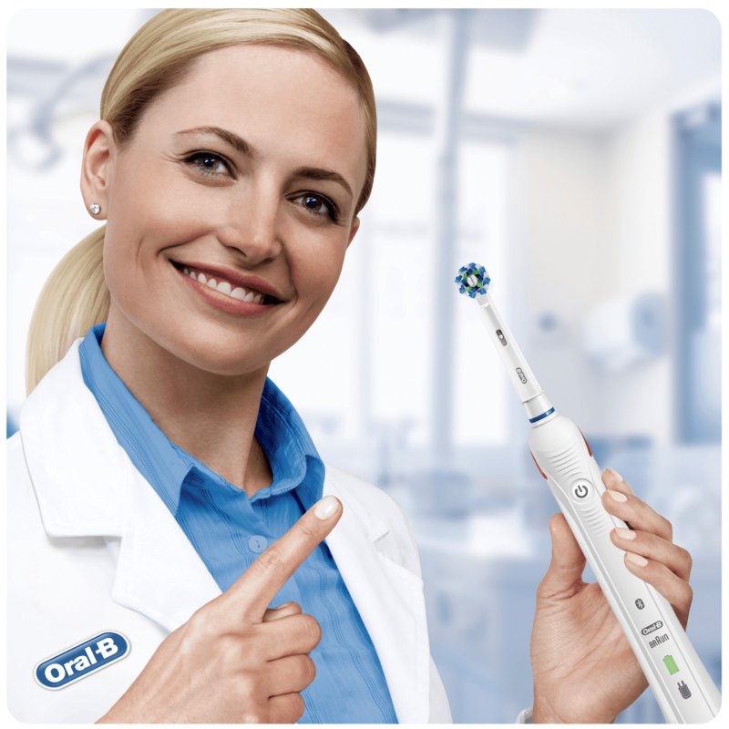 Oral-B SmartSeries Smart 4 4000S Sensi Ultrathin Adult Rotating-oscillating toothbrush White