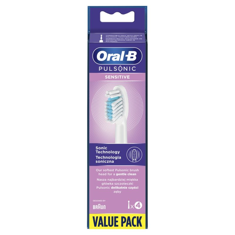 Oral-B Pulsonic Sensitive 4 pièce(s) Blanc