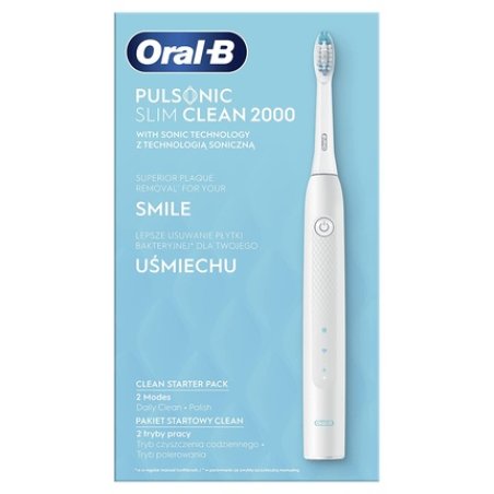 Oral-B Pulsonic Slim Clean 2000 Adult Sonic toothbrush White