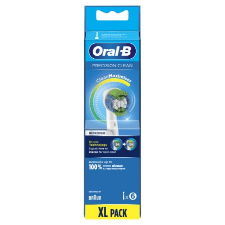 Oral-B Precision Clean 80339356 tête de brosses 6 pièce(s) Bleu, Blanc