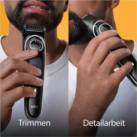 Braun Beard Trimmer Series 3 BT3440 Men's Trimmer with Ultra Sharp Blade 40 Length Settings Rechargeable with 80