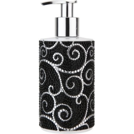 Vivian Gray 3088 Diamonds Soap Dispenser With Glamor Cream Soap, Black 250