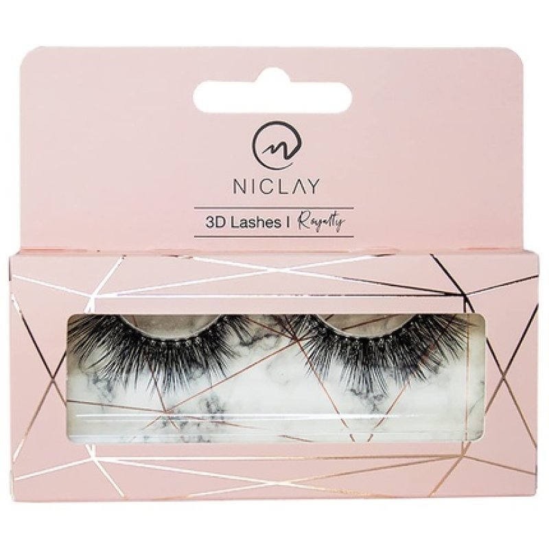NICLAY 3D Eyelash Crown - 3D Lashes, High-Quality Artificial Eyelashes, Makeup, Professional Lashes - Up to 30