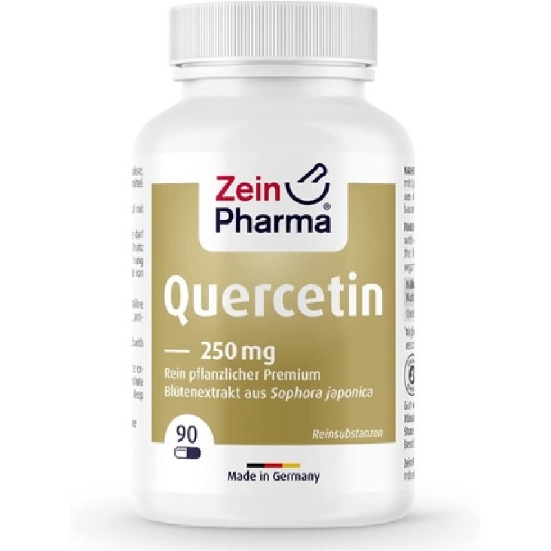 ZeinPharma Quercetin Capsules 250mg 90 Vegan Capsules - Japanese String Tree Flower Extract