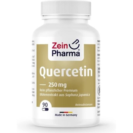 ZeinPharma Quercetin Capsules 250mg 90 Vegan Capsules - Japanese String Tree Flower Extract