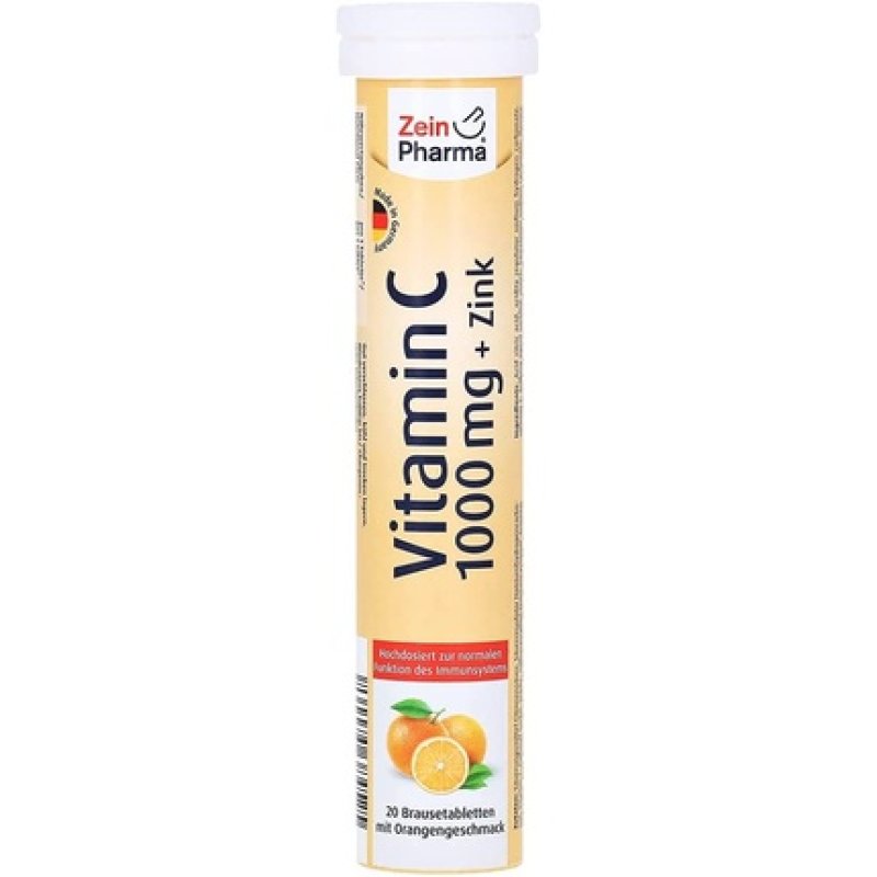 Vitamin C 1000mg Zinc Effervescent Tablets