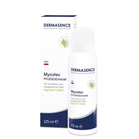 Dermasence Mycolex Care Foam 125ml Foot Care for Dry, Cracked Skin