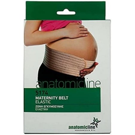 Anatomicline Maternity Belt One Size Breathable Elastic Material Beige