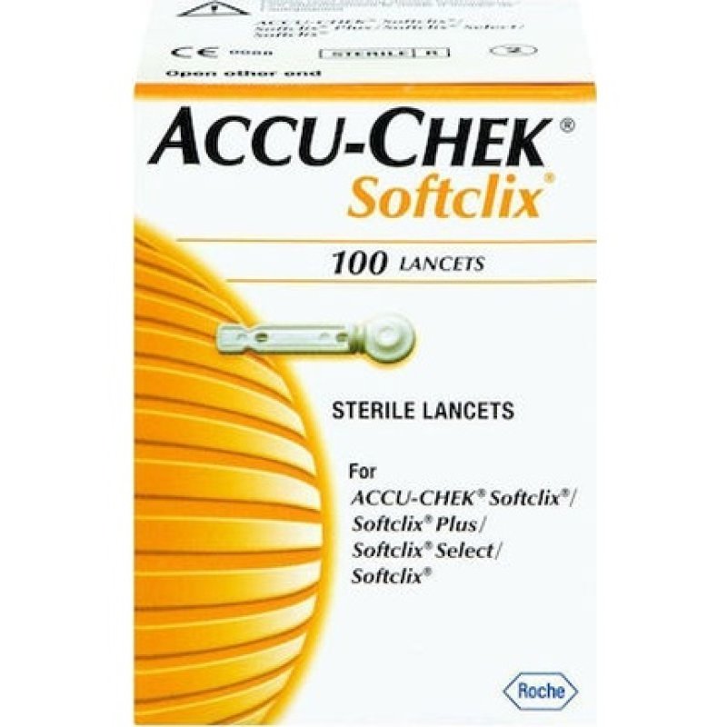Softclix Roche Accu-Chek Softclix Lancets 100 Pieces