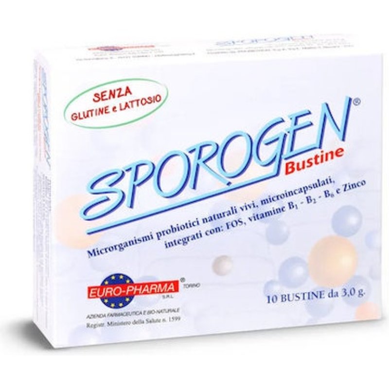 Bionat Pharm Sporogen Sachets With Probiotics And Prebiotics - 10 Sachets X 30 Grams