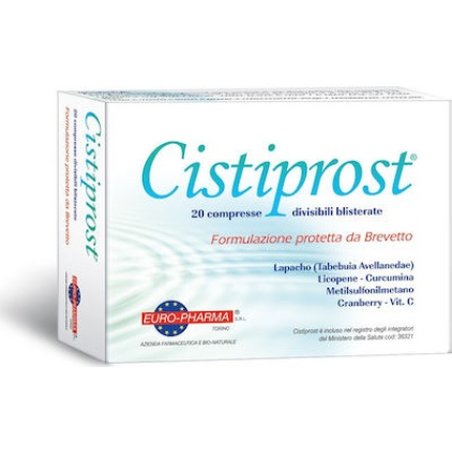 Bionat Cistiprost Dietary Supplement For The Normal Function Of The Prostate - 20 Capsules