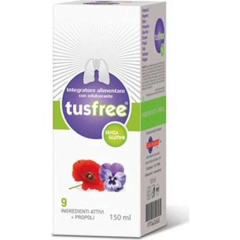 Bionat Tusfree Herbal Syrup For Dry Productive Cough Immune Support 150ml