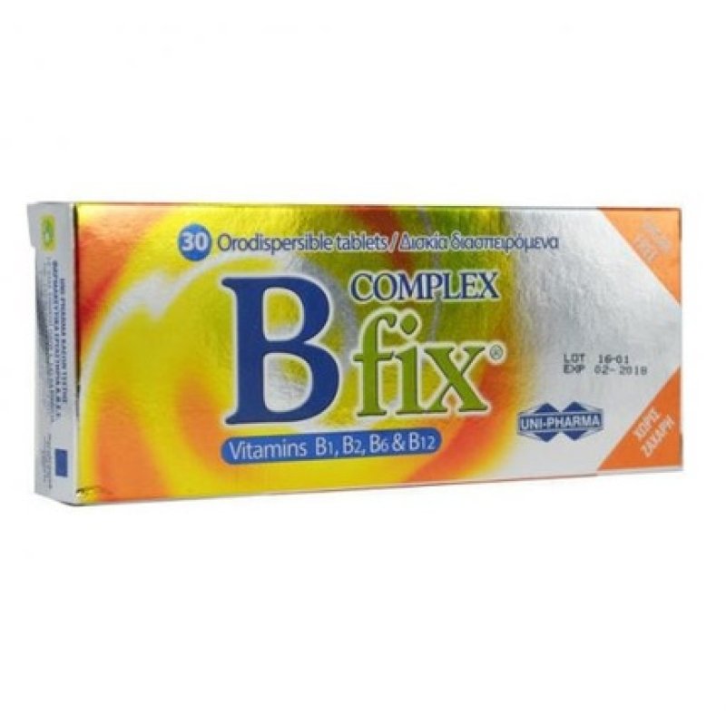 Uni-Pharma Uni-Pharma B Complex Fix 30 Tablets
