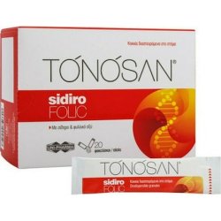 Uni-Pharma Tonosan Iron Folic Acid - 20 Sachets
