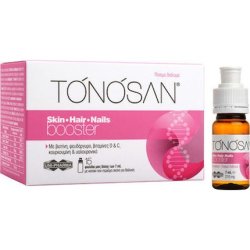 Uni-Pharma Tonosan Skin-Hair-Nails Booster - 15 Vials X 7ml